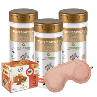 Mag Maiss 4   60 cápsulas | Kit com 03 UN + Chá