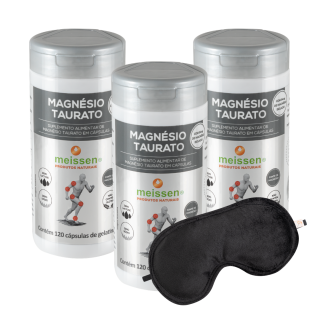 Magnésio Taurato 120 cápsulas | Kit com 03 UN Magnésio Taurato 120 cápsulas | Kit com 03 UN